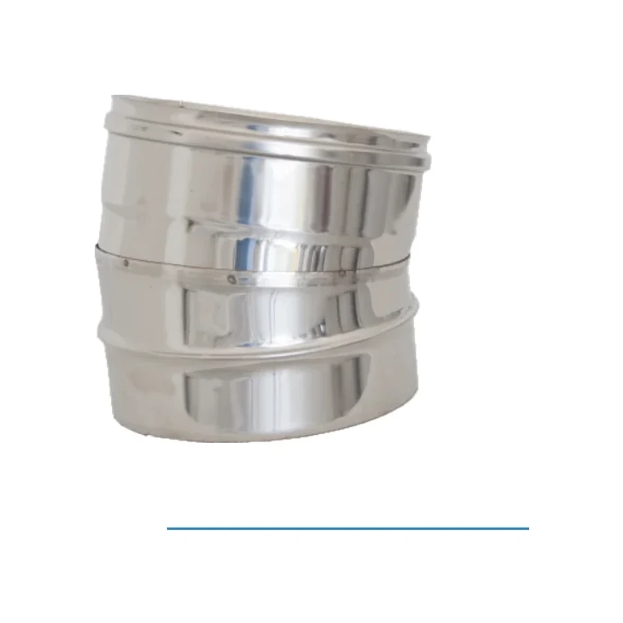 Foto Curva canna fumaria inox monoparete 15°