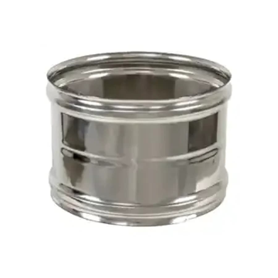 Raccordo inox femmina-femmina – Canne fumarie in acciaio inox monoparete