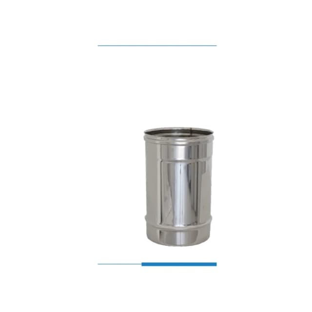 Foto Tubo canna fumaria inox monoparete 330 mm