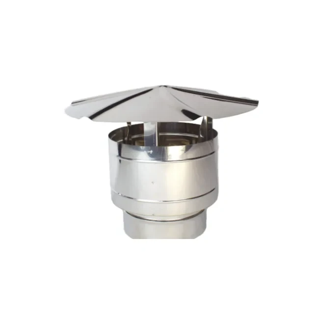 Cappello antivento – Canne fumarie in acciaio inox monoparete