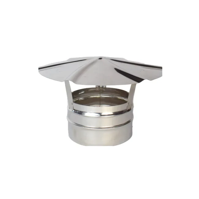 Cappello cinese – Canne fumarie in acciaio inox monoparete