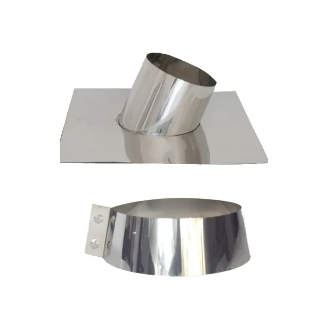 Faldale per tetto inclinato – Canne fumarie in acciaio inox monoparete