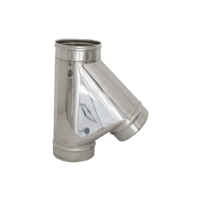Raccordo a T 135° – Canne fumarie in acciaio inox monoparete