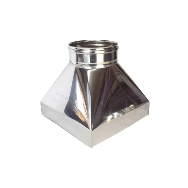 Tramoggia con fascia – Canne fumarie in acciaio inox monoparete