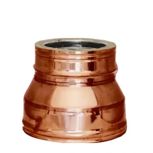 Riduzione – Canne fumarie in acciaio inox coibentato doppia parete ramato