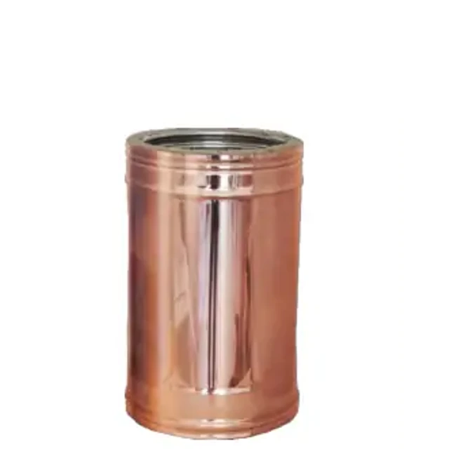 Tubo diritto 330 mm – Canne fumarie in acciaio inox coibentato doppia parete ramato