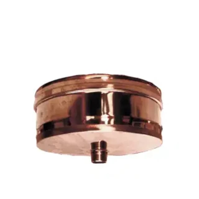 Tappo scarico condensa – Canne fumarie in acciaio inox monoparete placcato rame