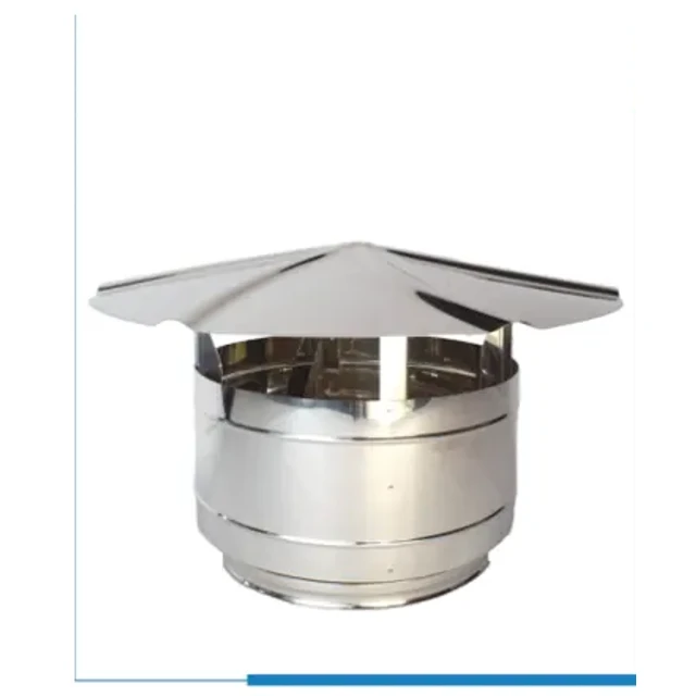Cappello antivento – Canne fumarie coibentate a doppia parete in acciaio inox