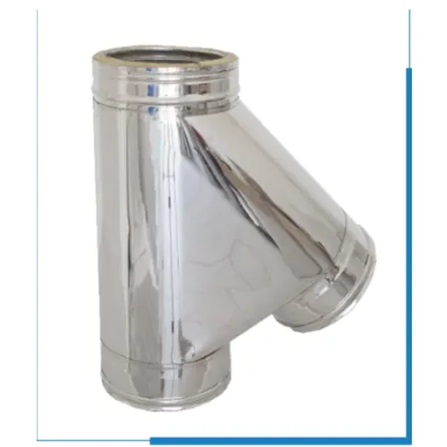 Raccordo a T 135° – Canne fumarie coibentate a doppia parete in acciaio inox